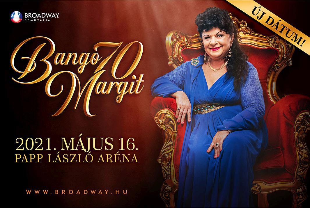 Bangó Margit 70 Aréna koncert - új időpont